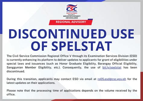 csc ro v new normal waitlist system|CSC Regional Office V .